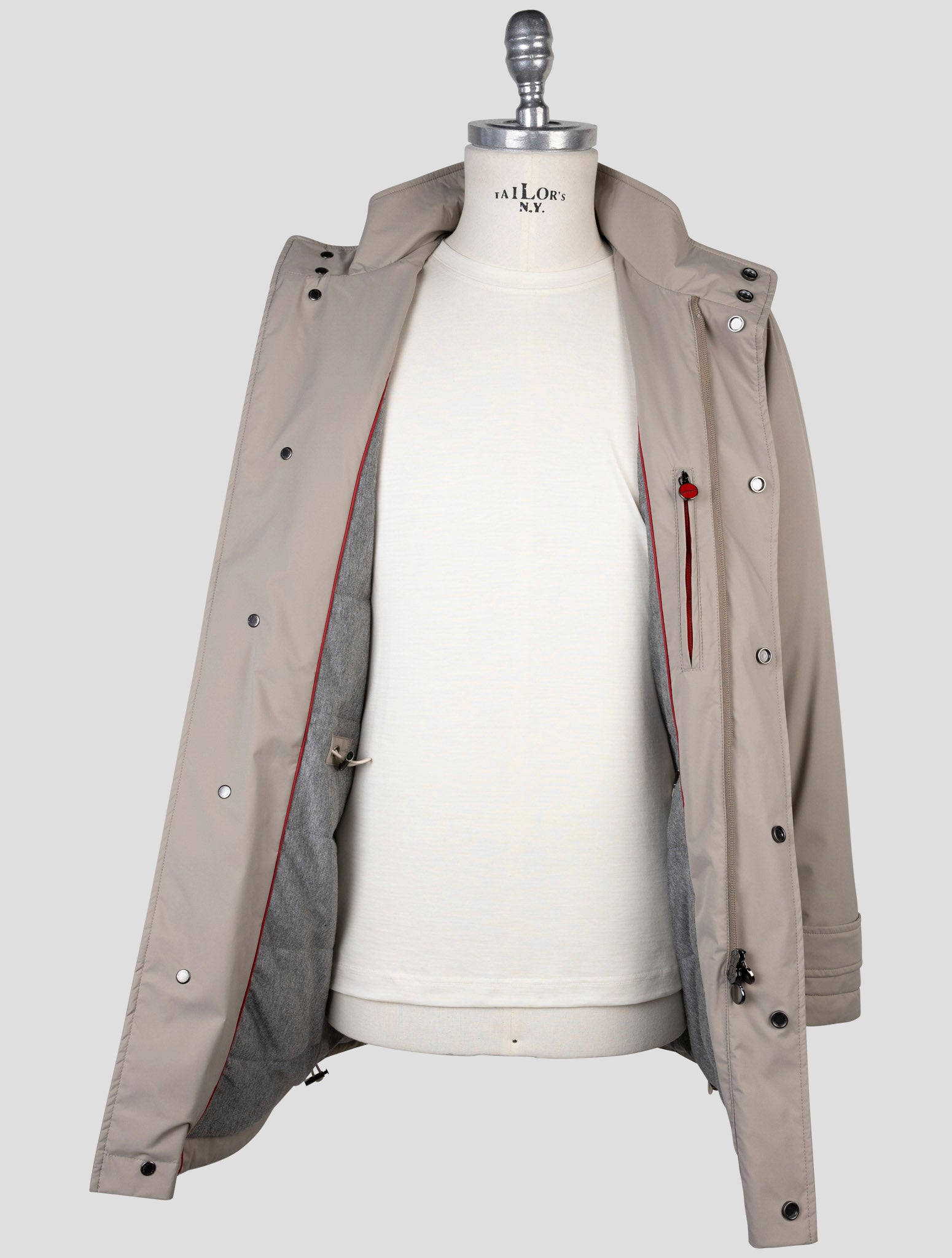 Kiton Beige Pl Coat