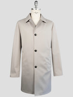 Kiton Taupe Pl Reverse Overcoat