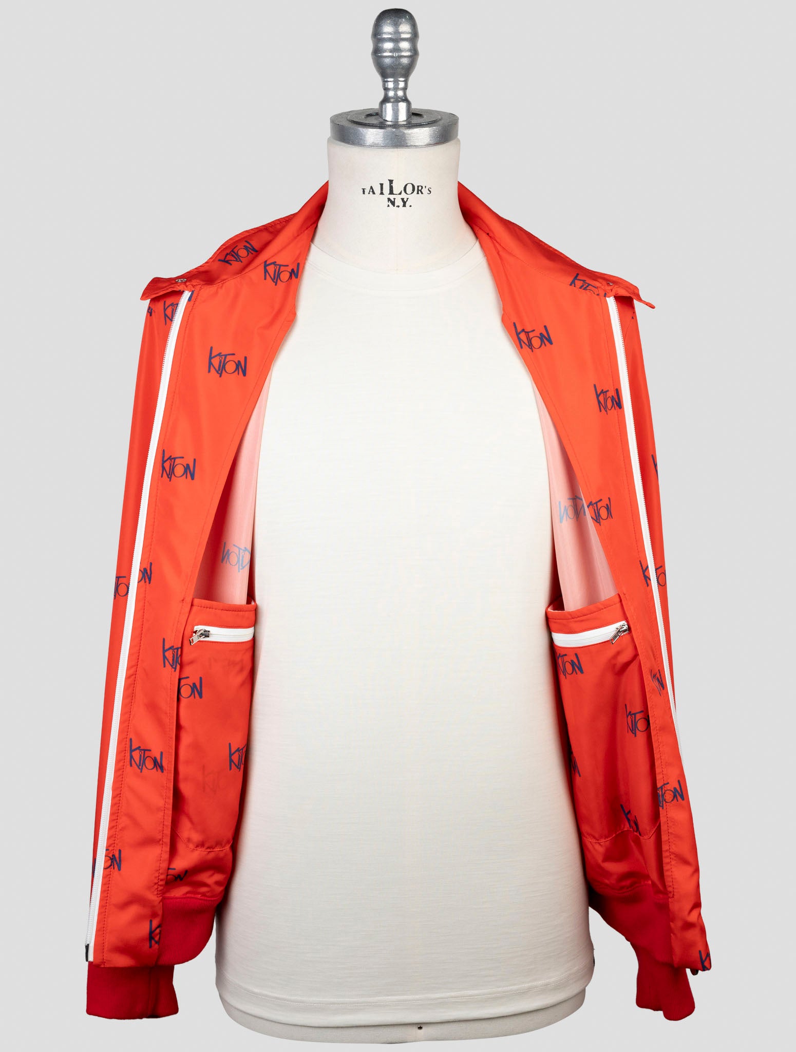 Kiton Red Pl Coat