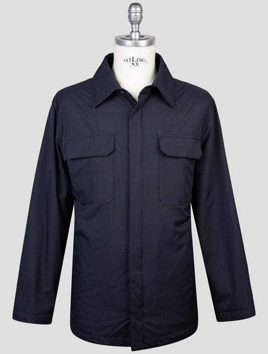 Kiton Blue Pl Coat