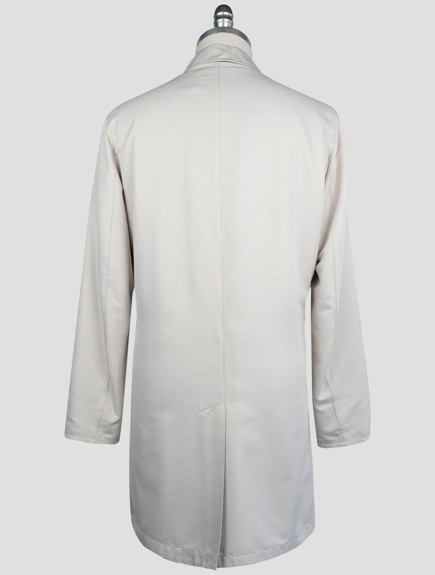 Kiton Blue Pa Cashmere Silk Pl Reverse Overcoat