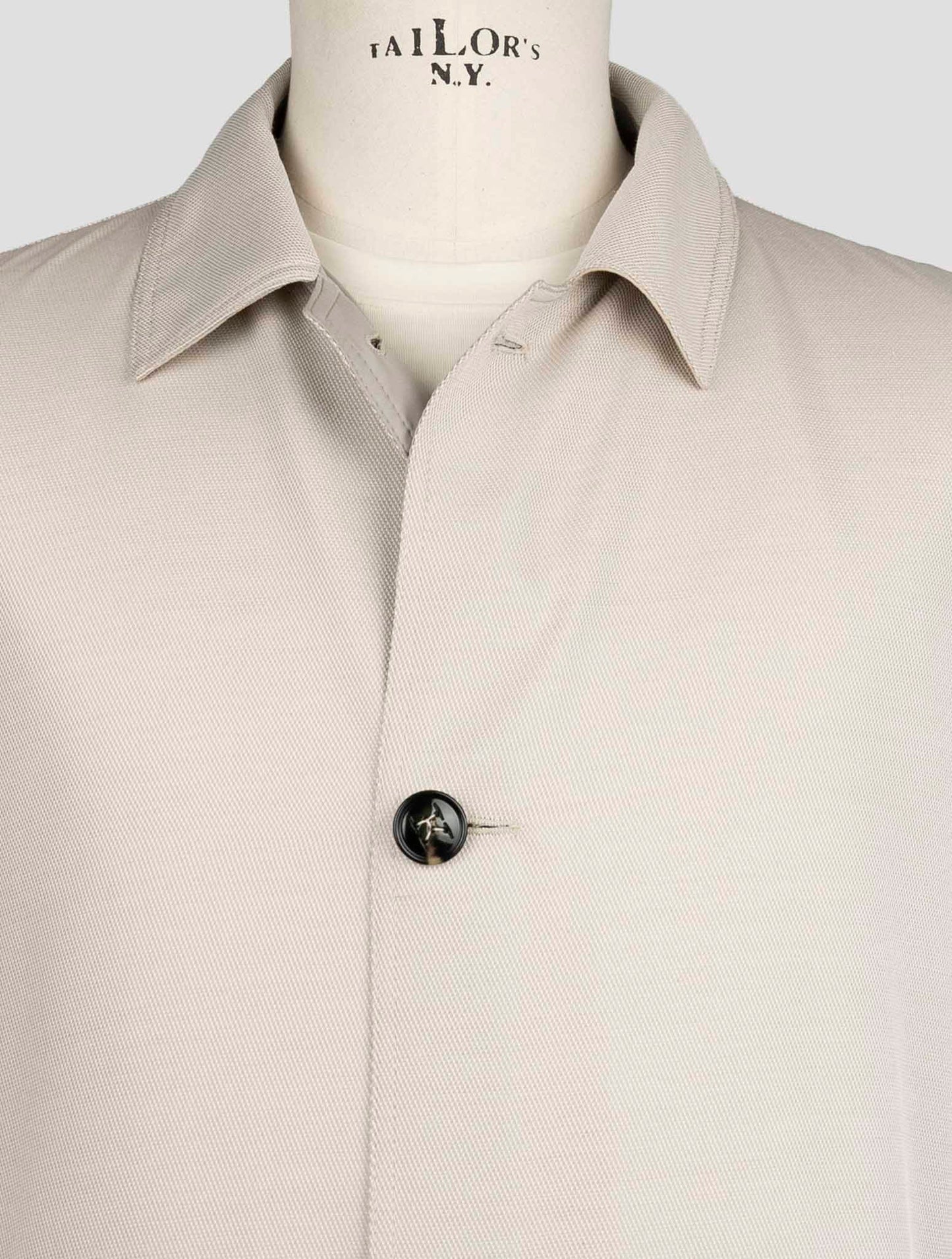 Kiton Blue Pa Cashmere Silk Pl Reverse Overcoat