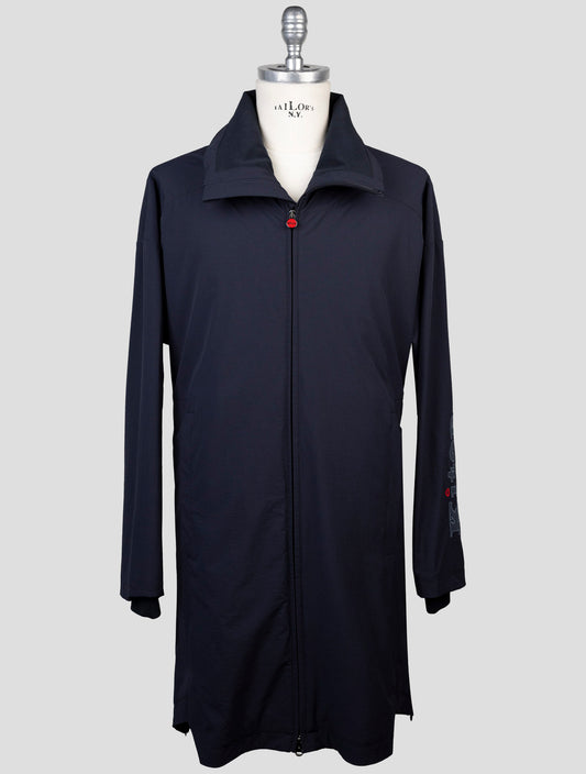Kiton Blue Pa Ea Overcoat