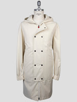 Kiton White Pa Pl Overcoat