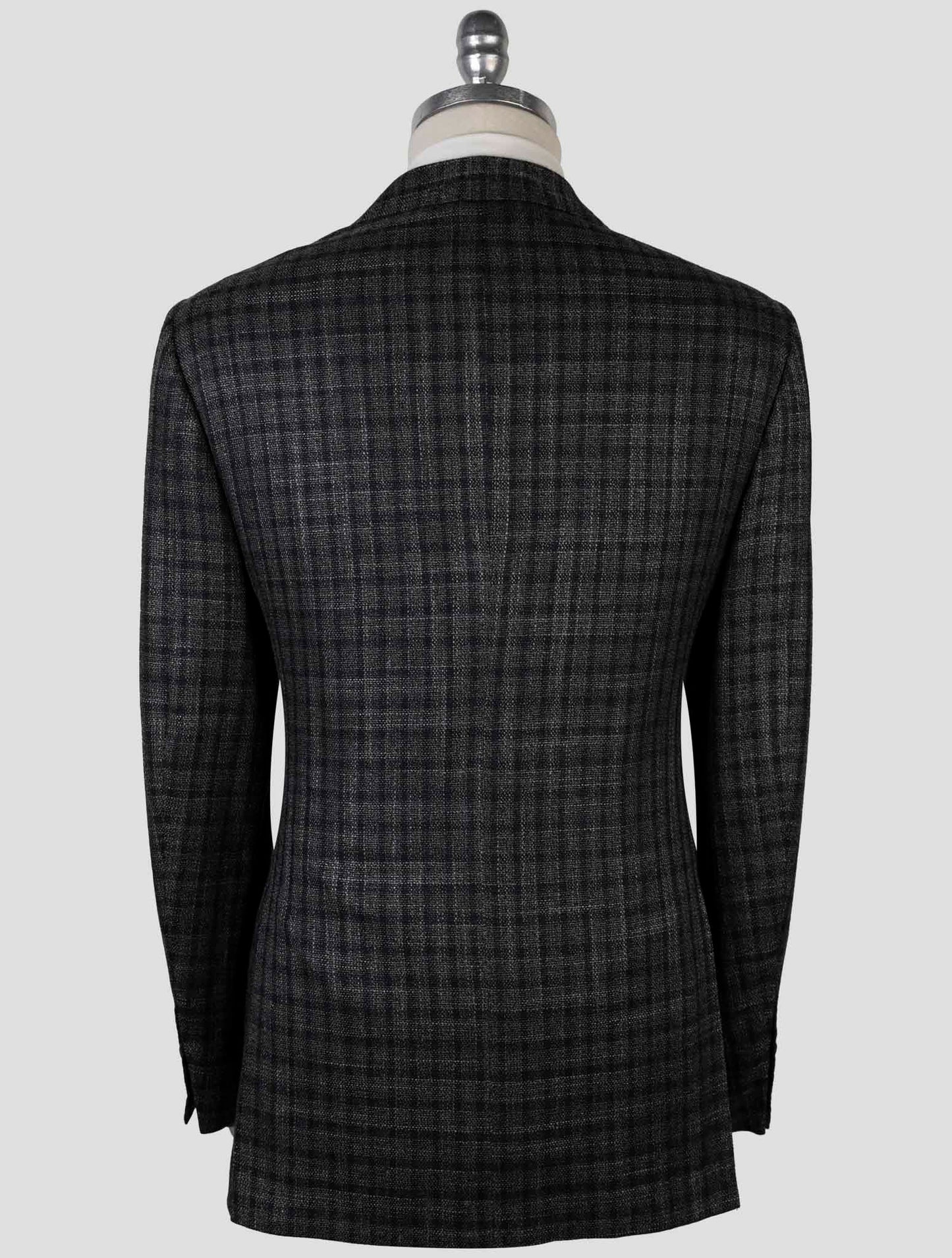 Kiton Brown Cashmere Silk Virgin Wool Blazer