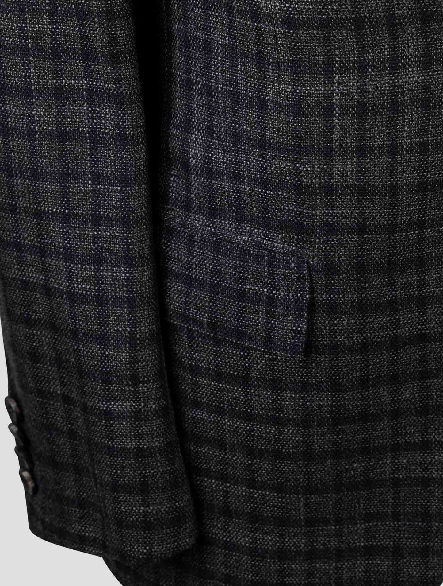 Kiton Brown Cashmere Silk Virgin Wool Blazer