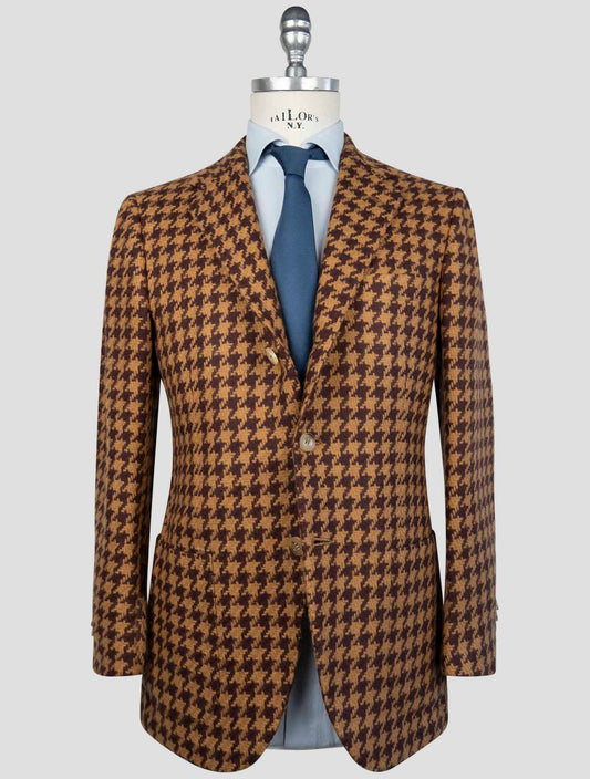 Kiton Brown Cashmere Blazer