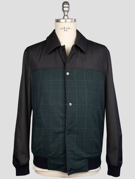 Kiton Blue Green Cashmere Vicuna Coat