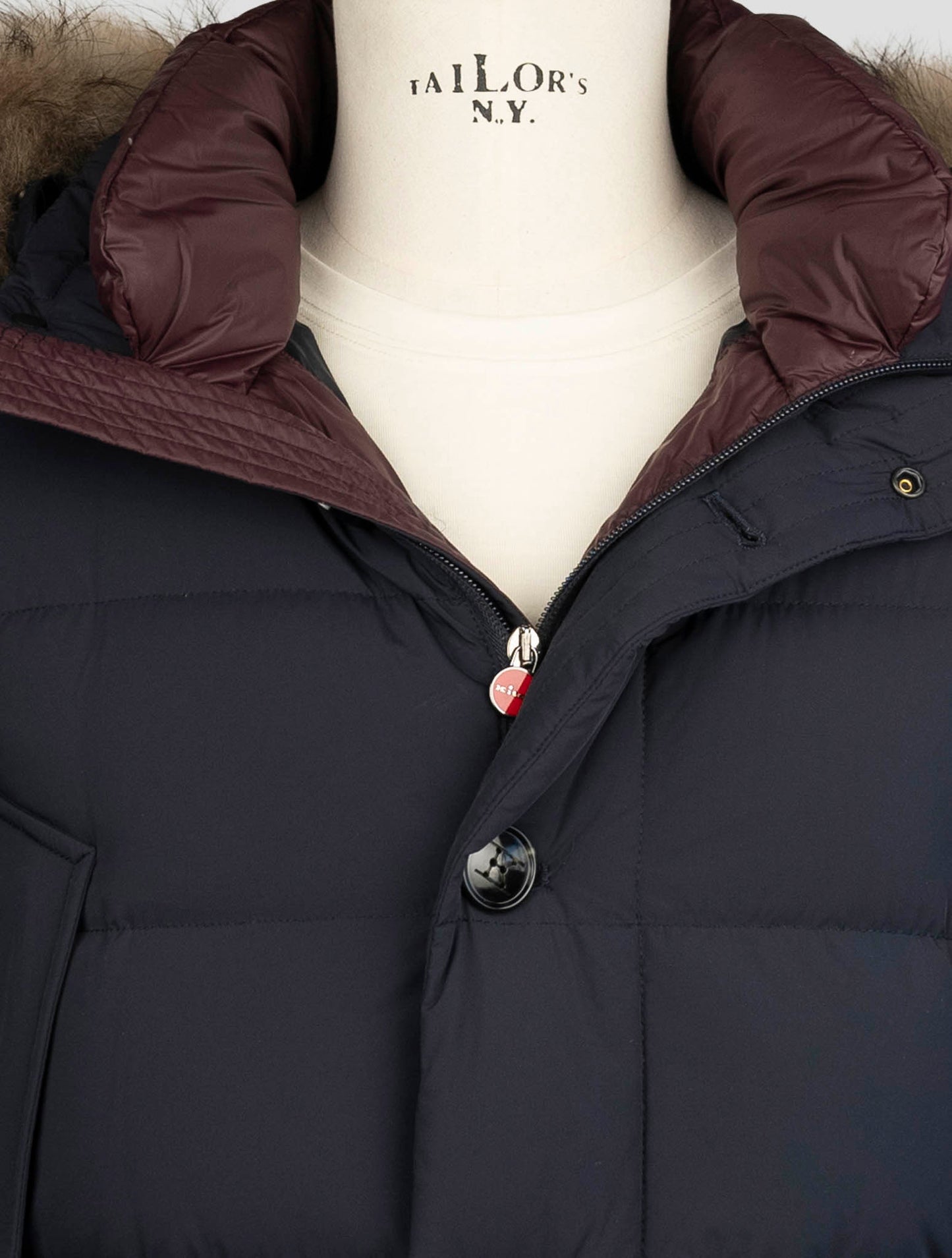 Kiton Blue Pa Ea Coat