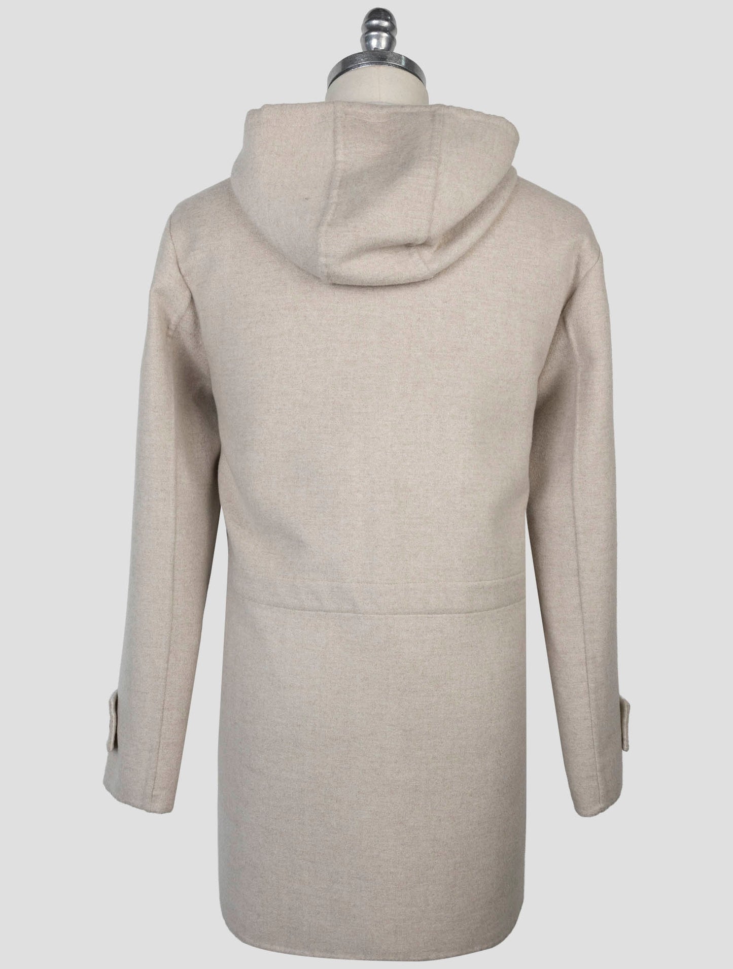 Kiton Beige Wool Cashmere Overcoat