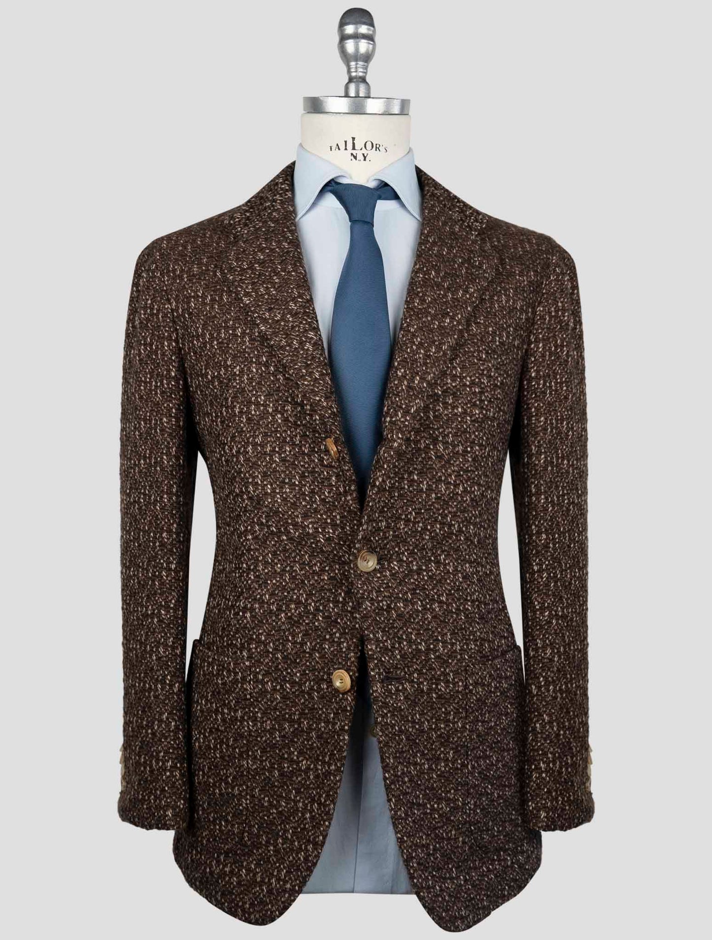 Kiton Brown Cashmere Blazer