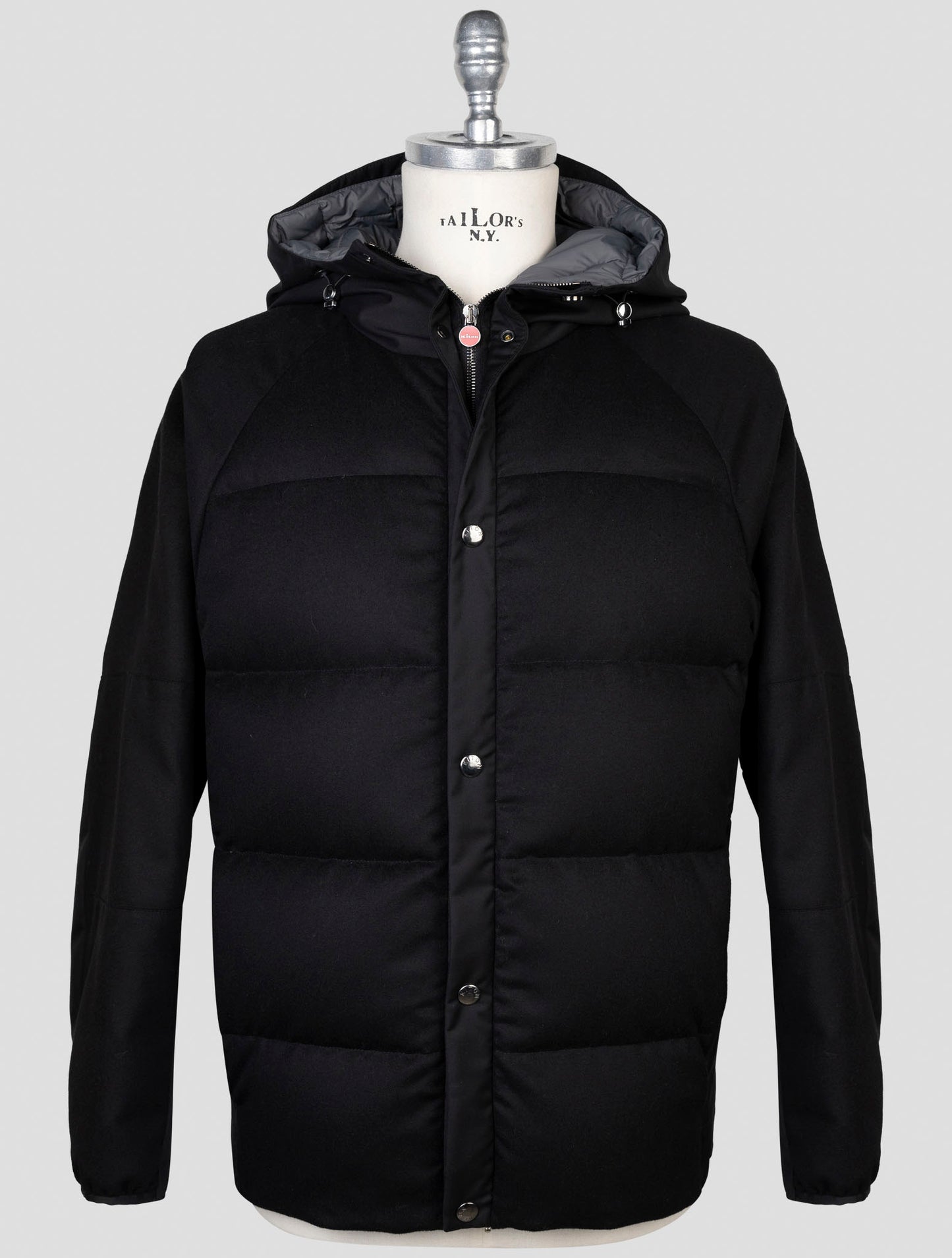 kiton Black Cashmere Ea Coat