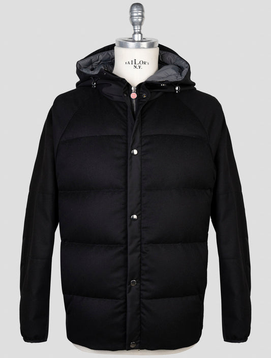 kiton Black Cashmere Ea Coat