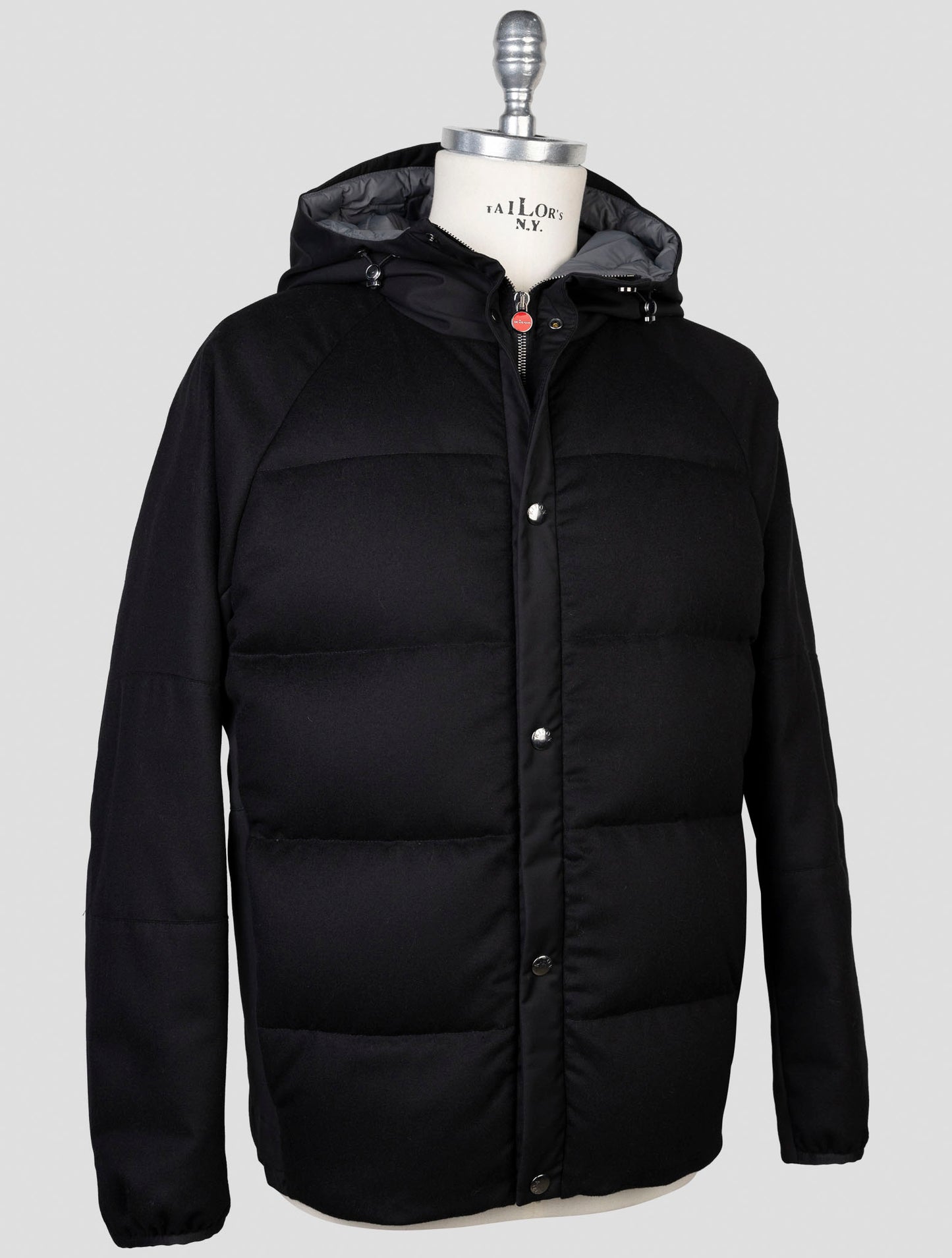 kiton Black Cashmere Ea Coat
