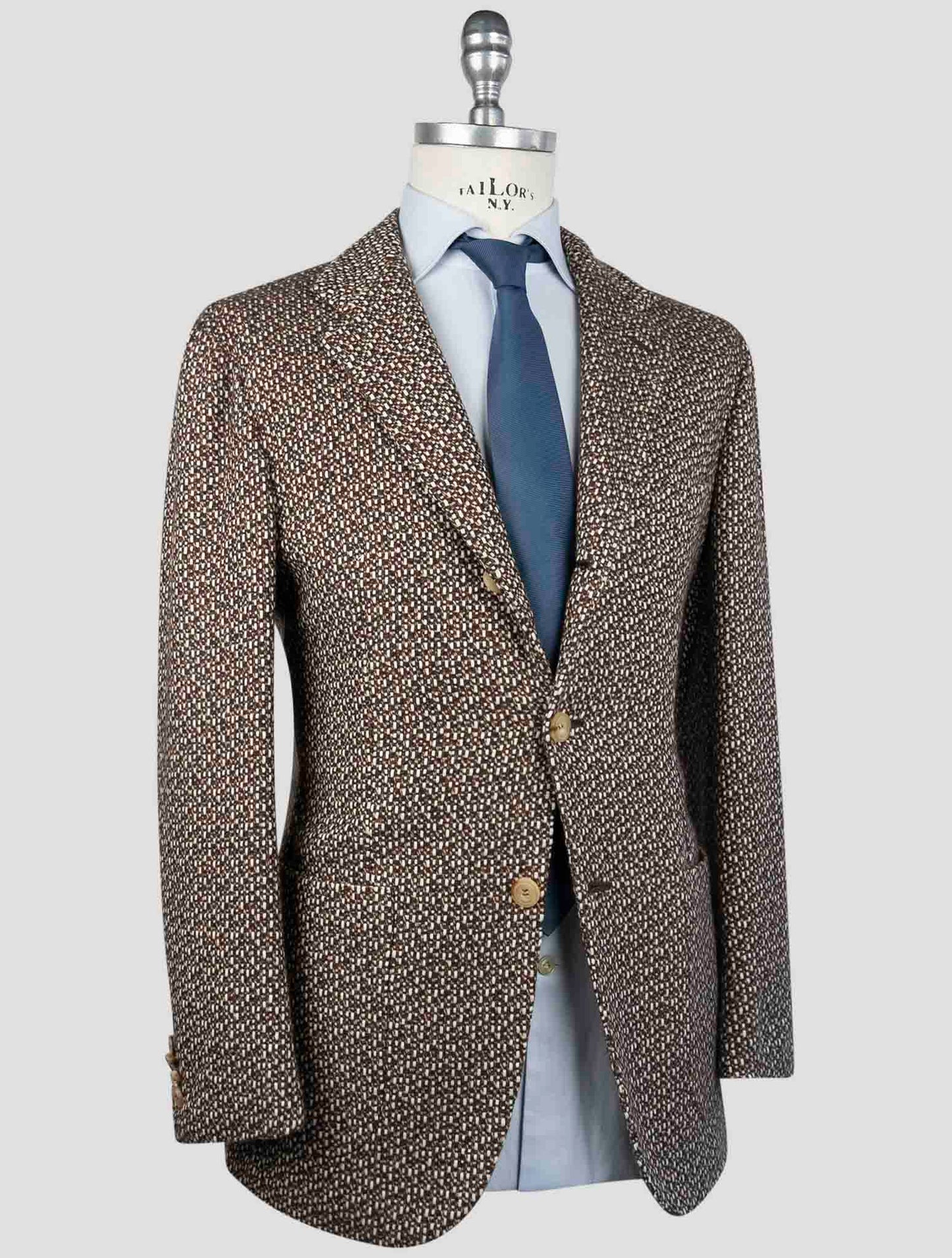 Kiton Brown Cashmere Blazer