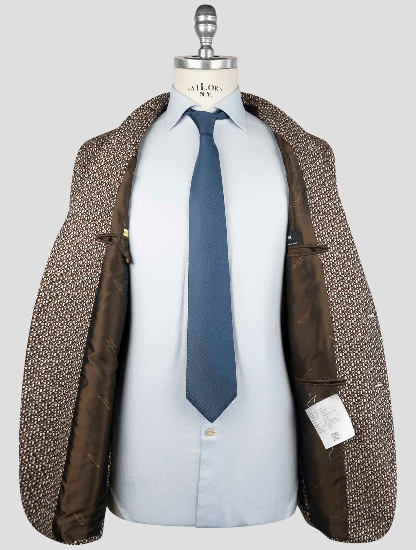 Kiton Brown Cashmere Blazer