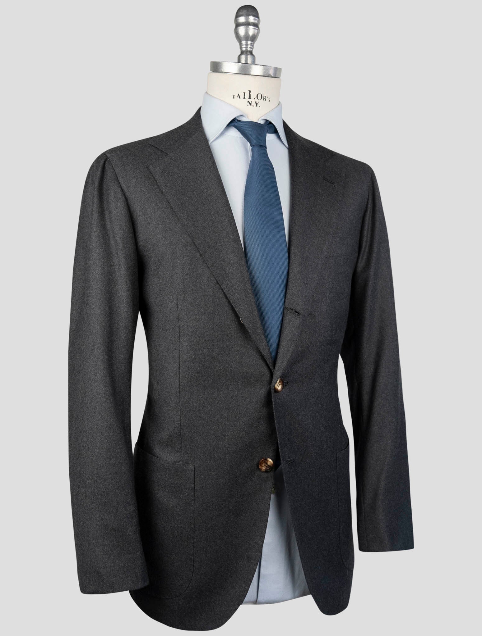 Kiton Gray  Wool  Blazer