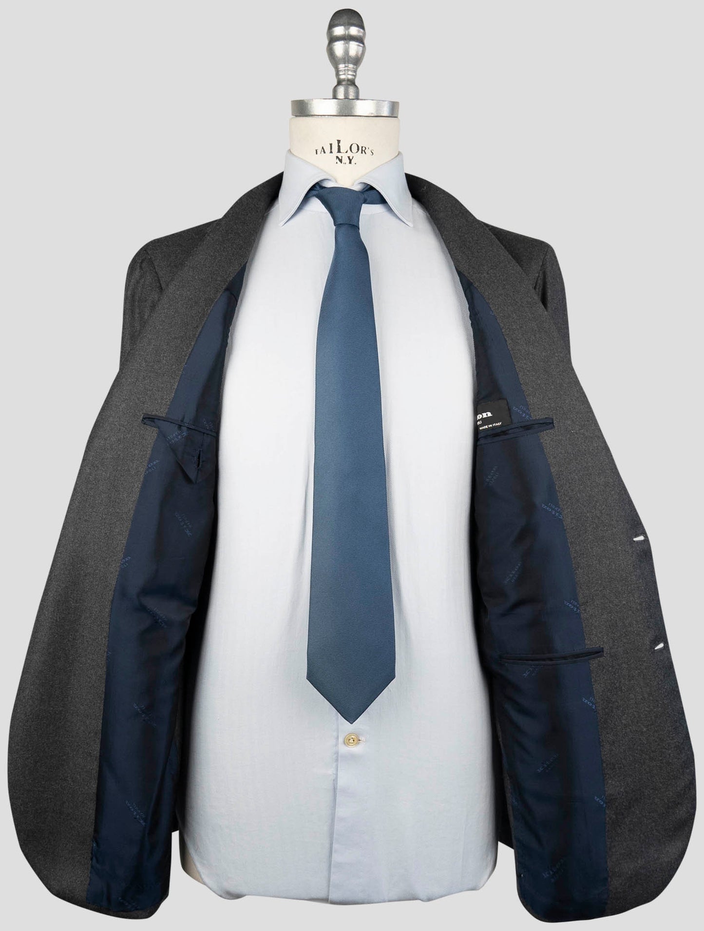 Kiton Gray  Wool  Blazer