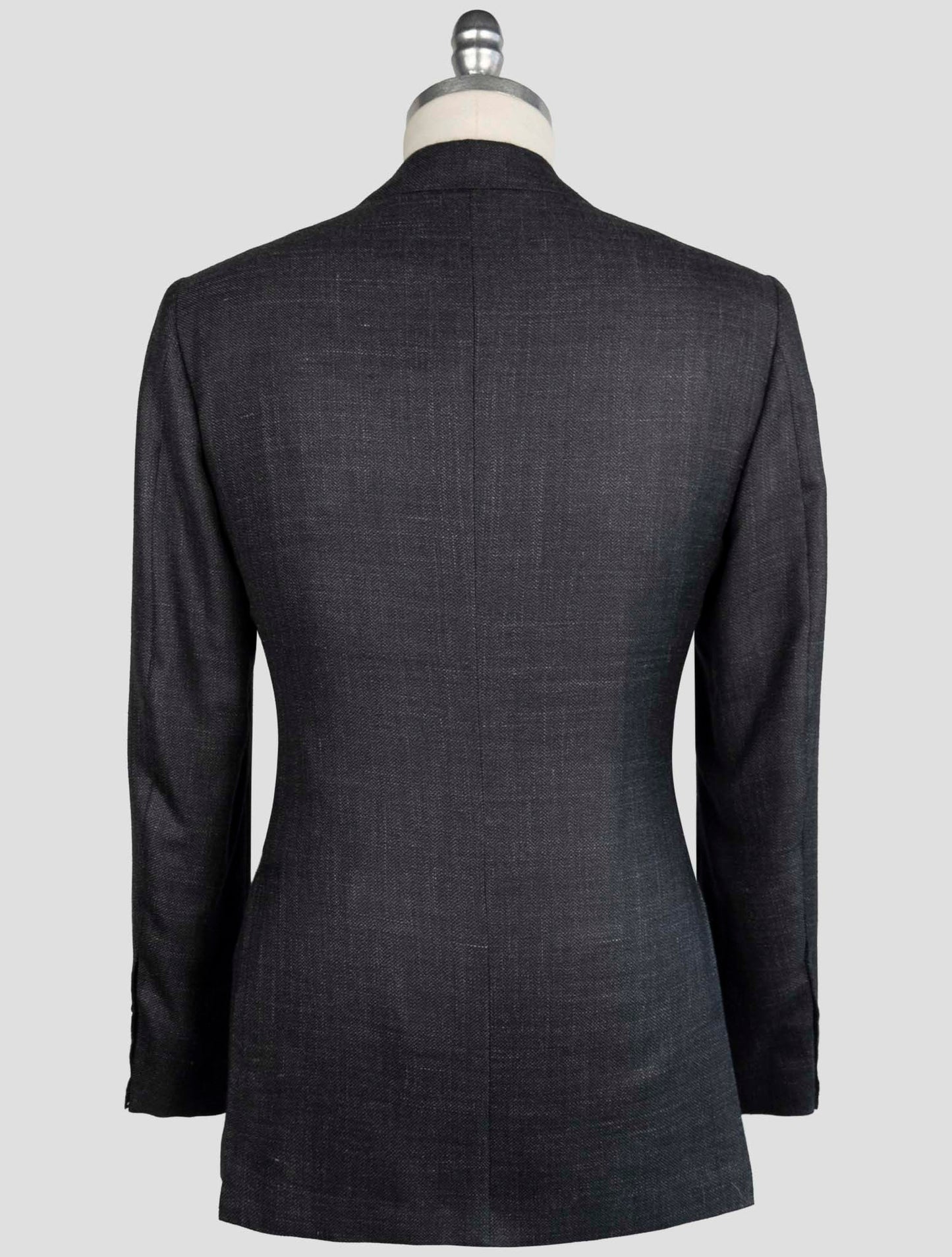 Kiton Gray Cashmere Silk Linen Blazer