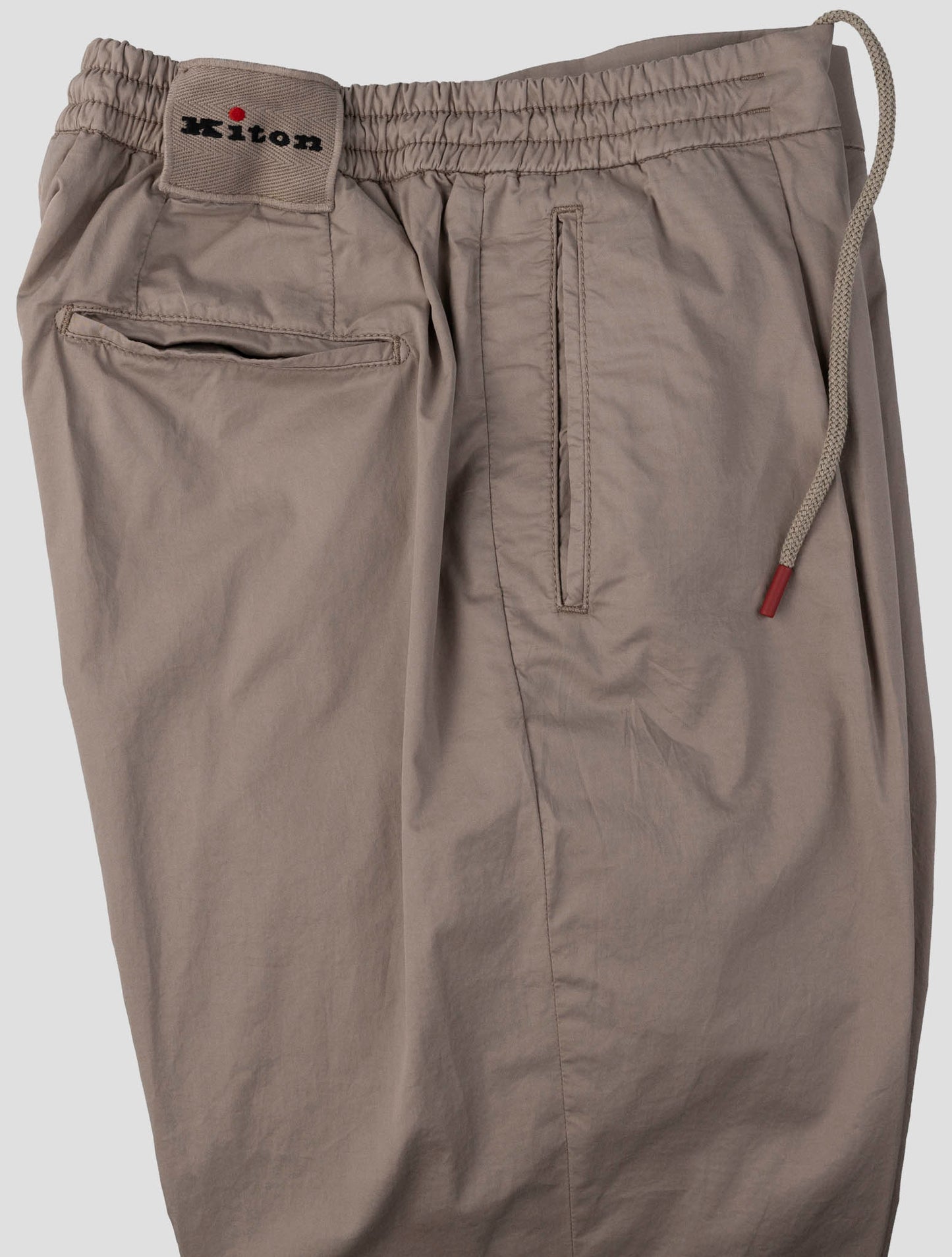 Kiton Beige Cotton Ea Pants