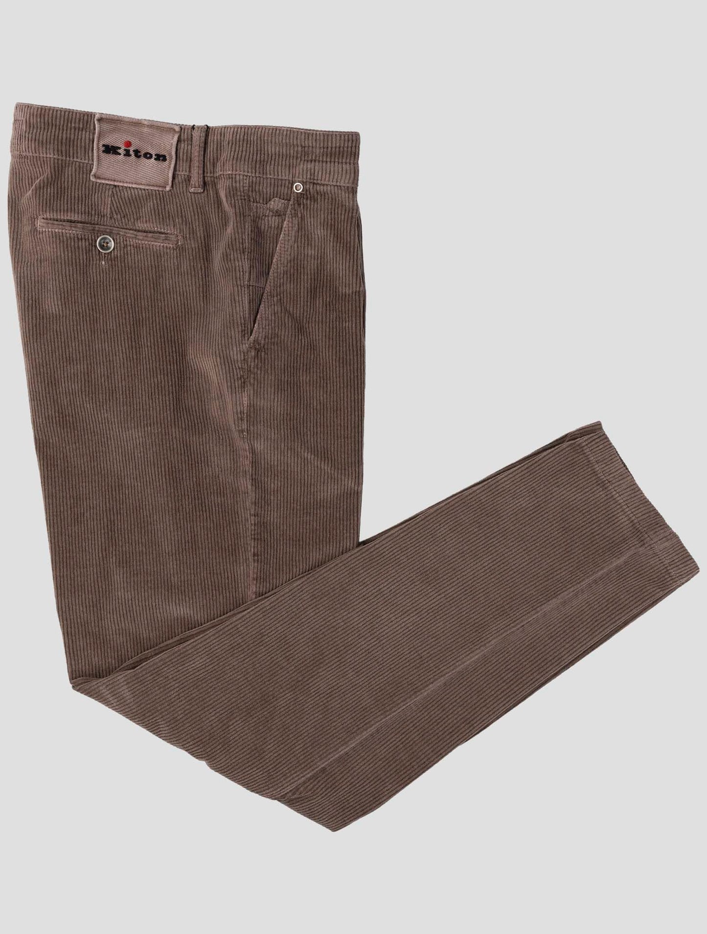 Kiton Beige Cotton Cashmere Ea Pants