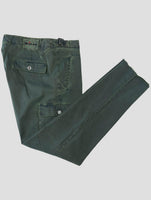 Kiton Green Cotton Cashmere Ea Cargo Pants