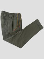 Kiton Green Cotton Ea Pants
