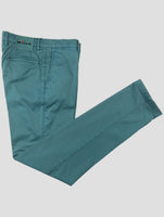 Kiton Green Cotton Ea Pants