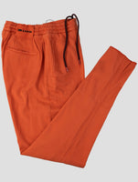 Kiton Red Lyocell Ea Pants