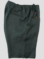 Kiton Green Linen Short Pants