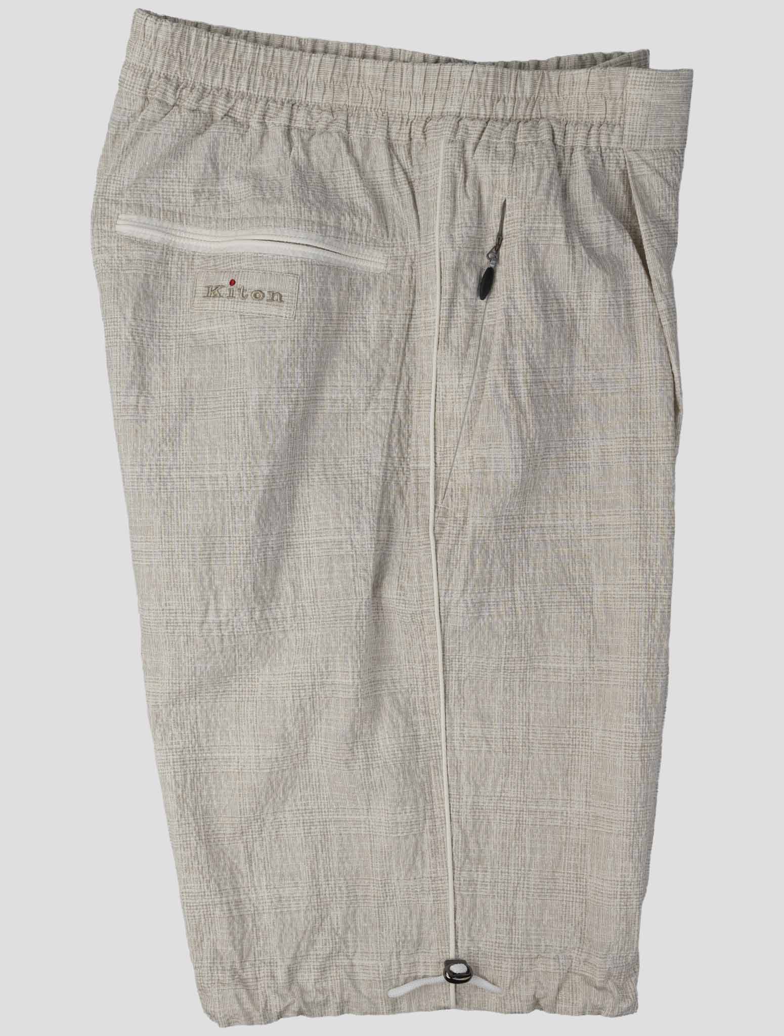 Kiton Beige Cotton ea Short Pants
