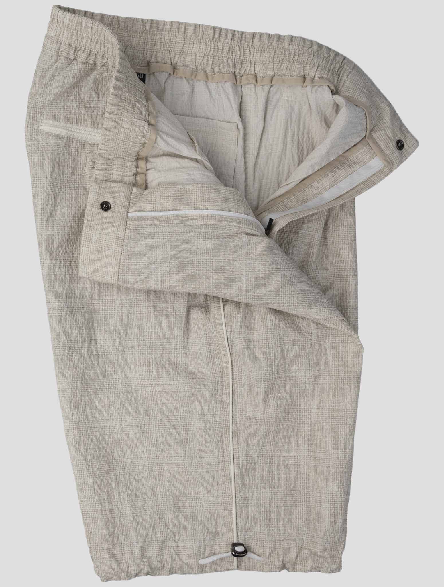 Kiton Beige Cotton ea Short Pants