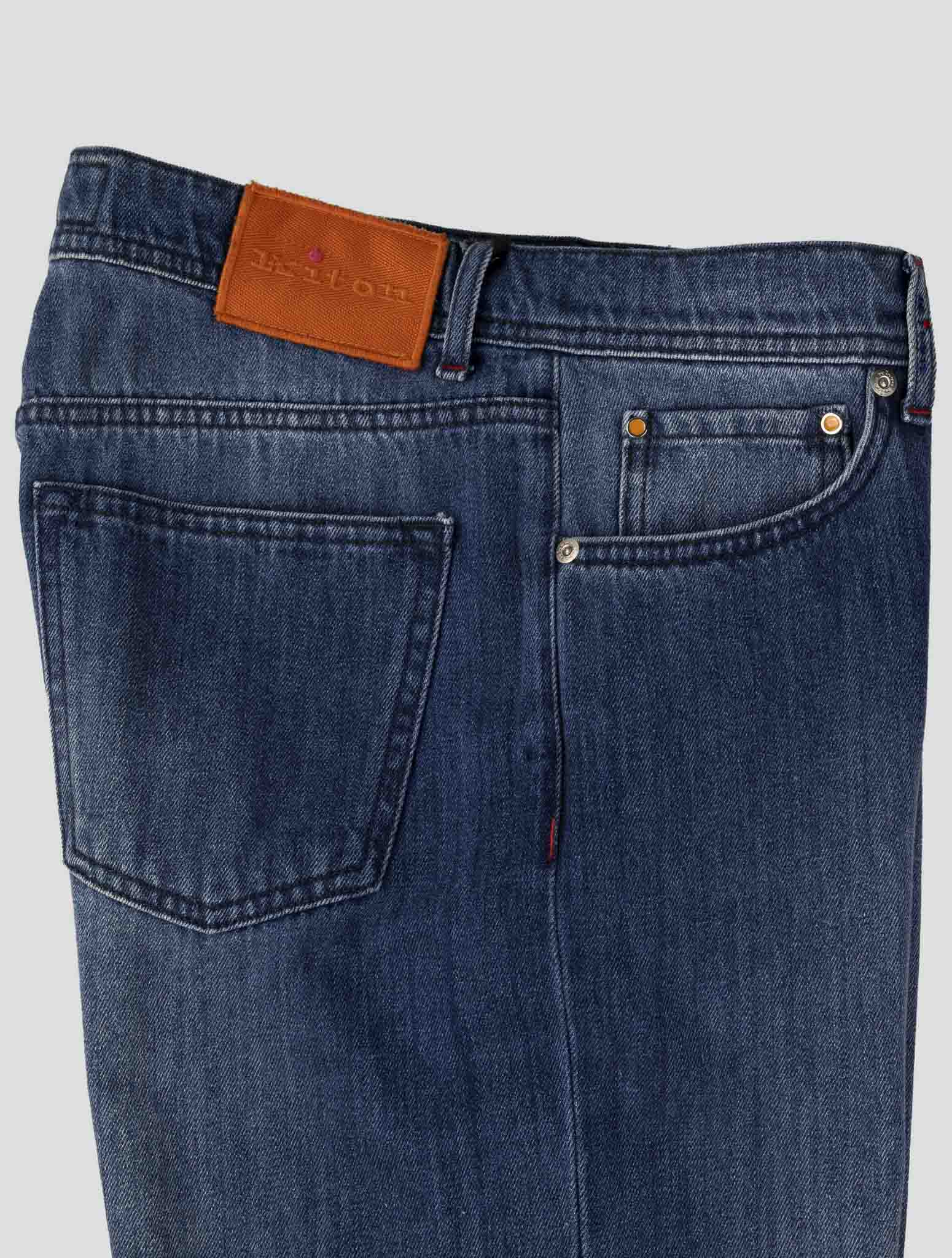 Kiton Denim Cotton Wool Pa Jeans