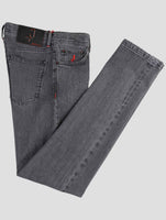 Kiton Dark Gray Cotton Ea Jeans