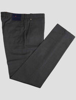 Kiton Gray Virgin Wool Super 140's Dress Pants