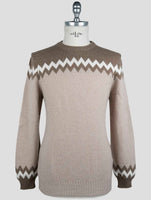 Kiton Brown Cashmere Sweater Crewneck