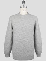 Kiton Gray Cashmere Sweater Crewneck