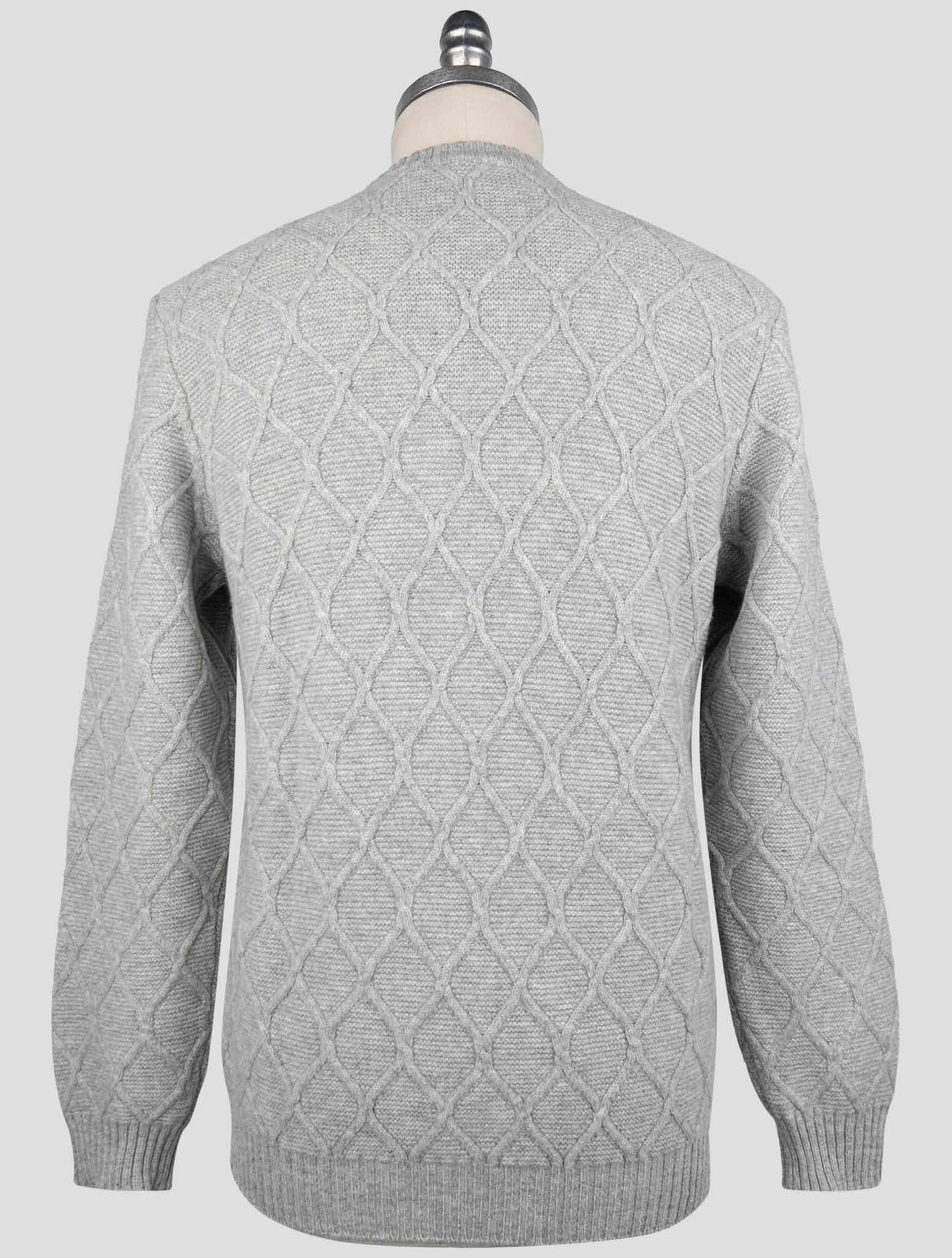 Kiton Gray Cashmere Sweater Crewneck