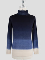 Kiton Multicolor Cashmere Silk Sweater Turtleneck