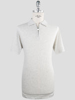 Kiton Gray Cotton Polo