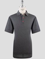 Kiton Gray Cotton Polo