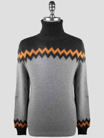 Kiton Multicolor Cashmere Sweater Turtleneck