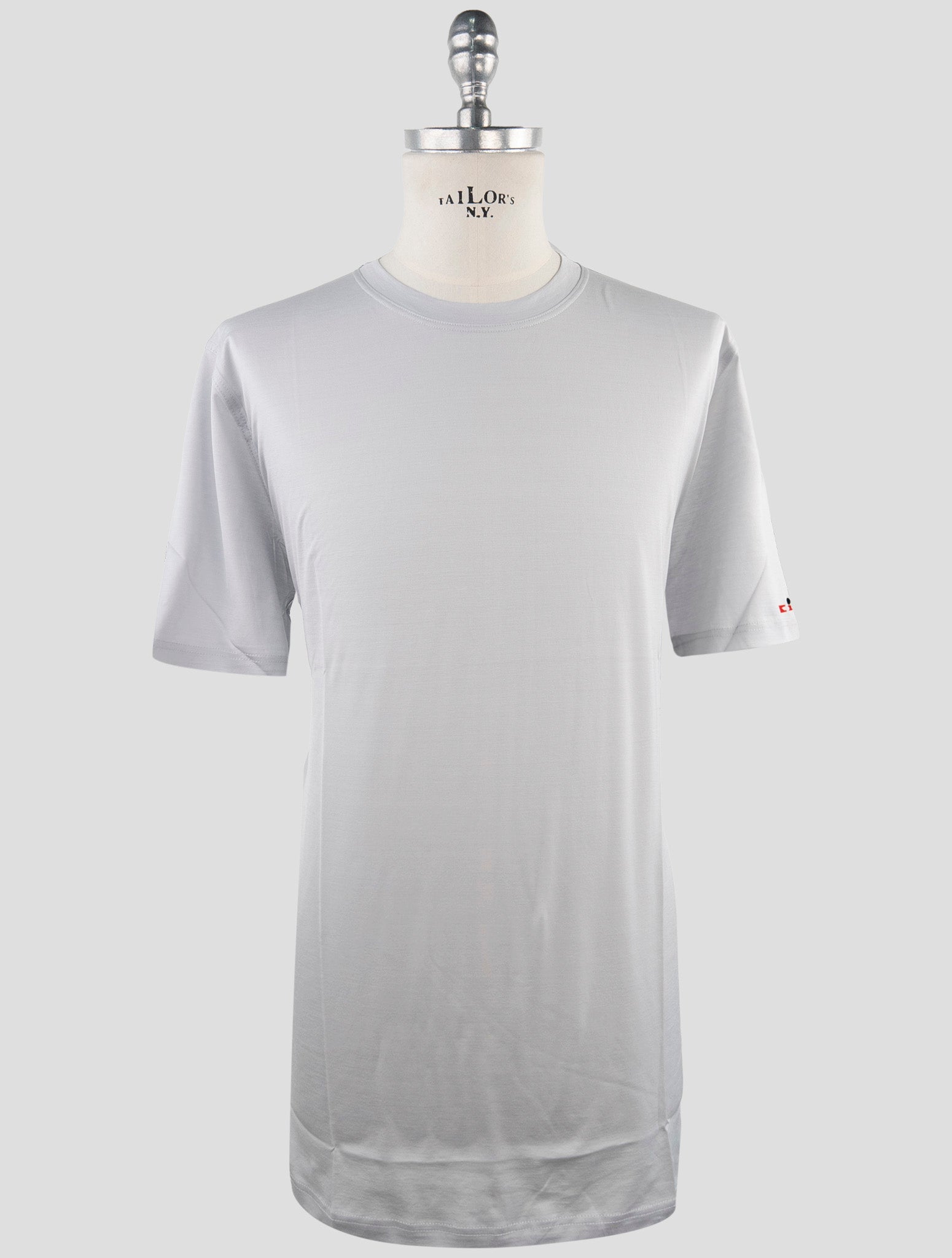Kiton Gray Cotton T-Shirt