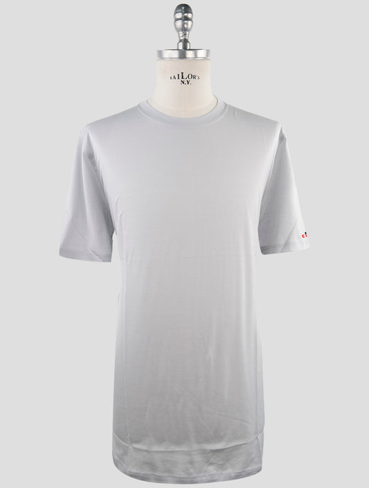 Kiton Gray Cotton T-Shirt