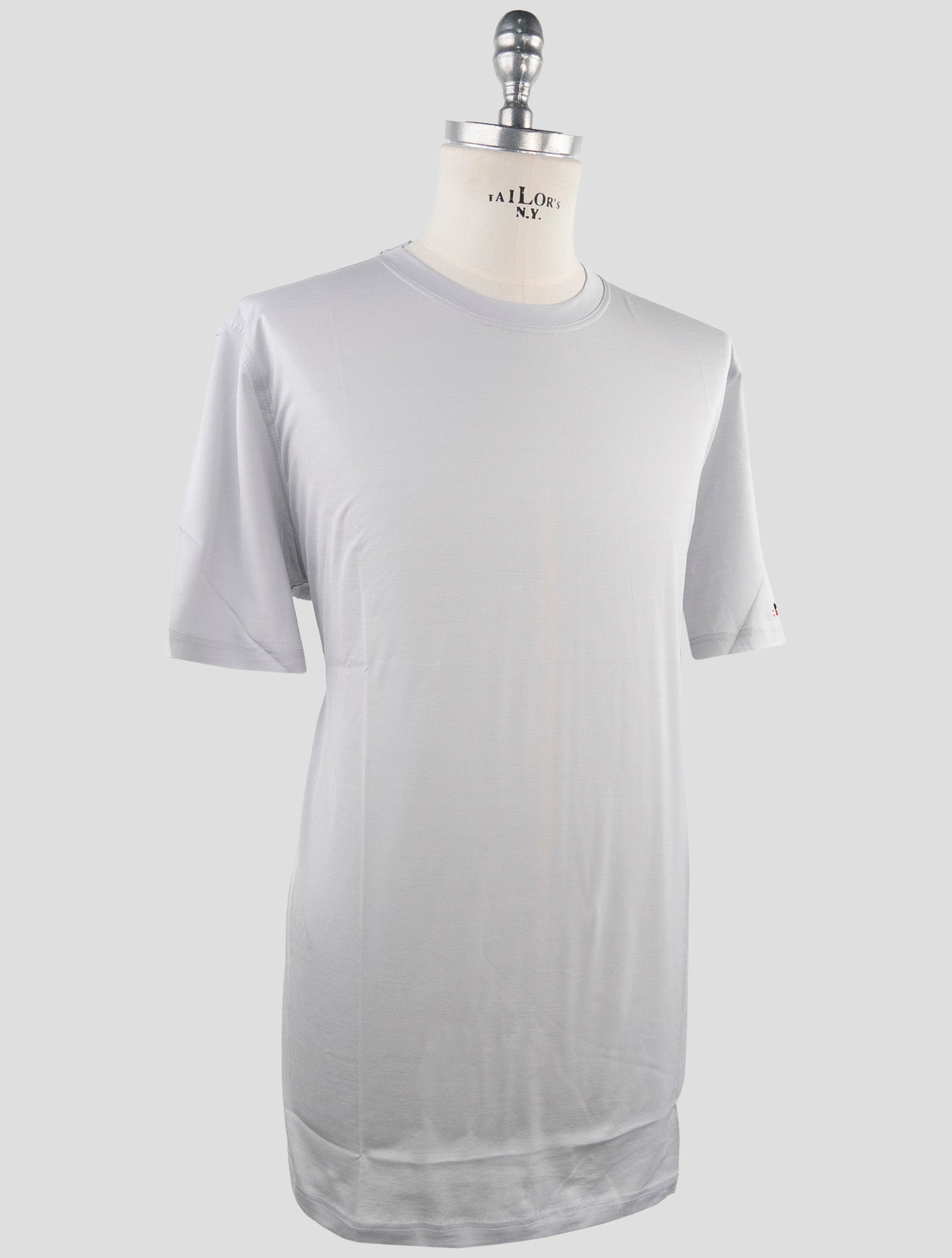 Kiton Gray Cotton T-Shirt