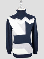 Kiton Multicolor Cashmere Sweater Turtleneck