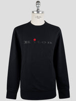 Kiton Dark Blue Cotton Ea Swater Crewneck