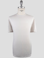 Kiton Gray Cotton Cashmere T-Shirt