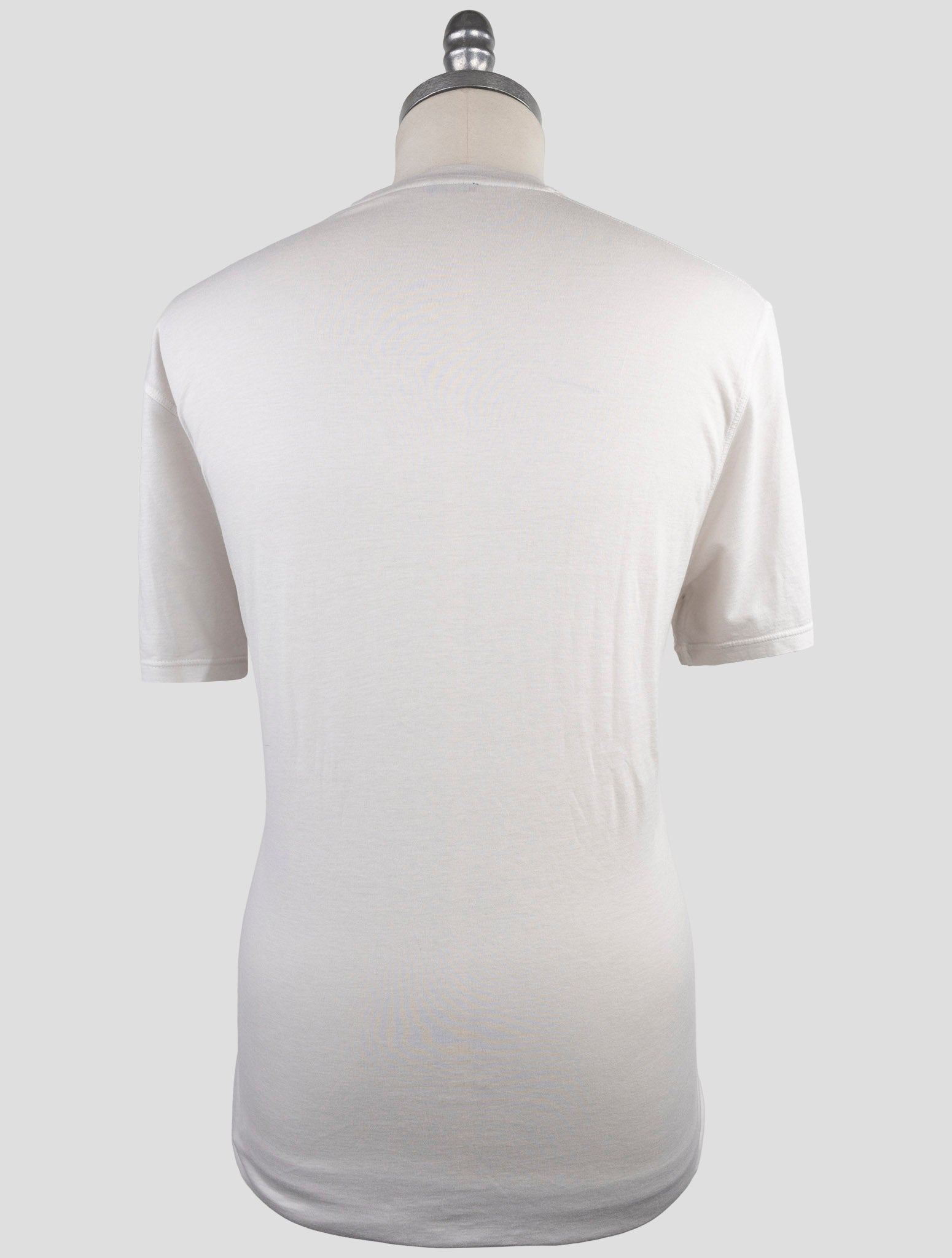Kiton Gray Cotton Cashmere T-Shirt