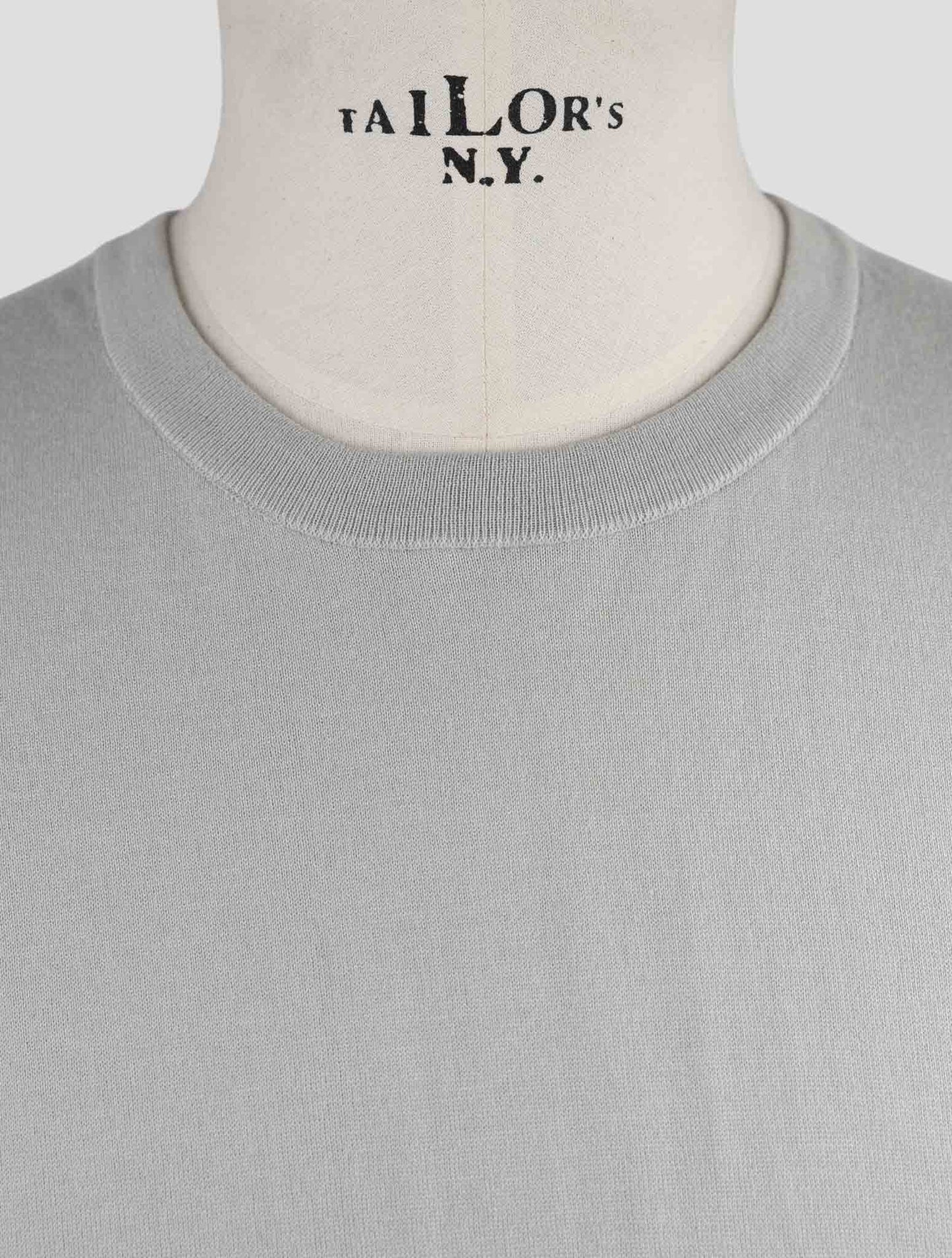 Kiton Gray Cotton T-Shirt
